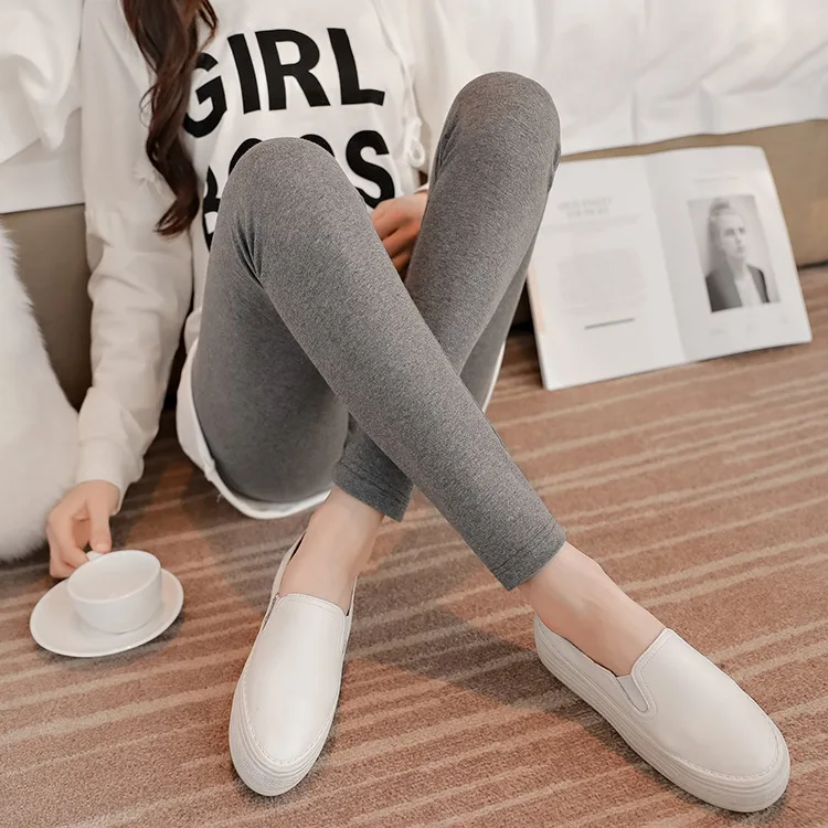 

Maternity Pants Spring And Autumn 2018 New Style Outer Wear Long Pants Leggings Fine Thread Ultra-stretch Leggings