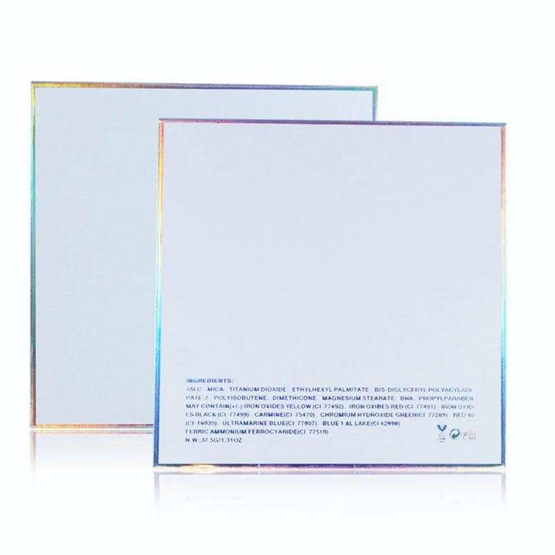 Glitter Eyeshadow Colorful Rainbrow Pigment Eye Shadow Palette Waterproof Shimmer Makeup maquiagem paleta de