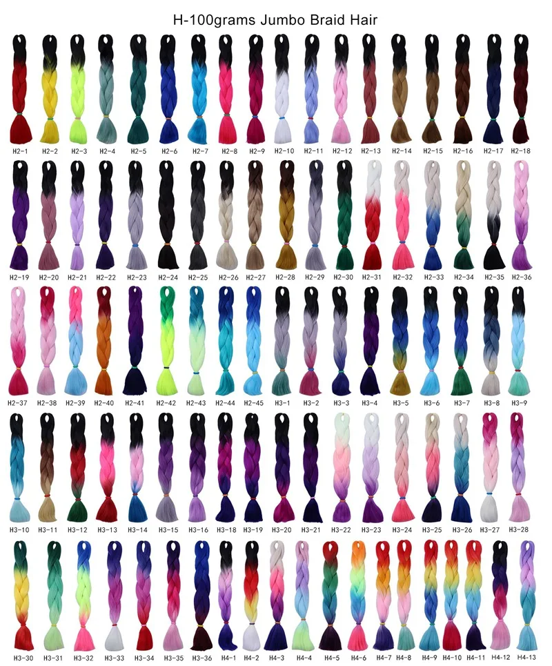 Ombre colors