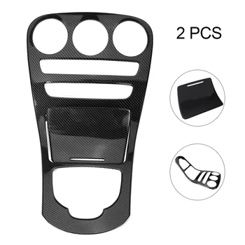 

Suitable for Mercedes for Benz C-Class/GLC Center Control Panel, Center Console Protection Decorative Panel Carbon Fiber Pattern