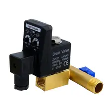 AC 220 В 1/2 дюймовый электронный времени 2way воздушный компрессор бак газа автоматический СПУСКНОЙ КЛАПАН