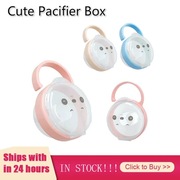 

Baby Pacifier Box Soother Container Holder Pacifier Box Travel Storage Case Safe Holder Pacifier Plastic Box Nipple Caja Chupete