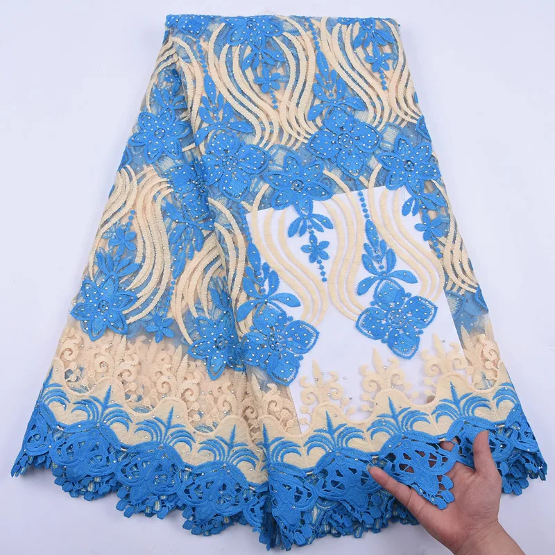 Latest Deaign African Lace Fabric High Quality Milk Silk French Tulle Mesh Nigeria Cord Embroidery Wedding | Дом и сад