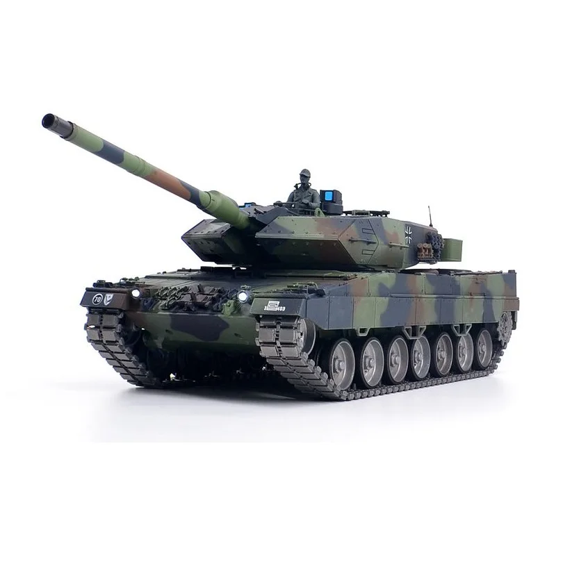 Henglong 1:16 немецкий леопард 2 A6 RC основной боевой танк 3889-1 4 ГГц 7 0 Ultimate Edition дым и звук
