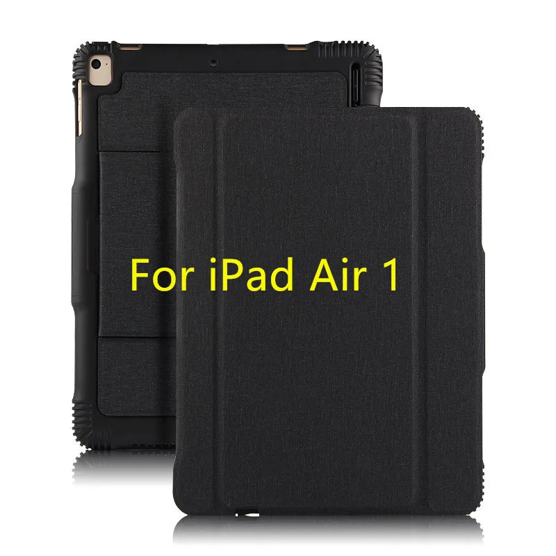 iPad Air 1 Беспроводной Bluetooth клавиатура для iPad Pro 11 10,5 9,7 смарт-чехол для iPad 9,7 воздуха 1 2 3 с карандашница - Цвет: iPad Air 1