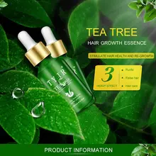Чай дерево средство для роста волос Гладкая противодействие ремонт питательный Эфирное 10 мл