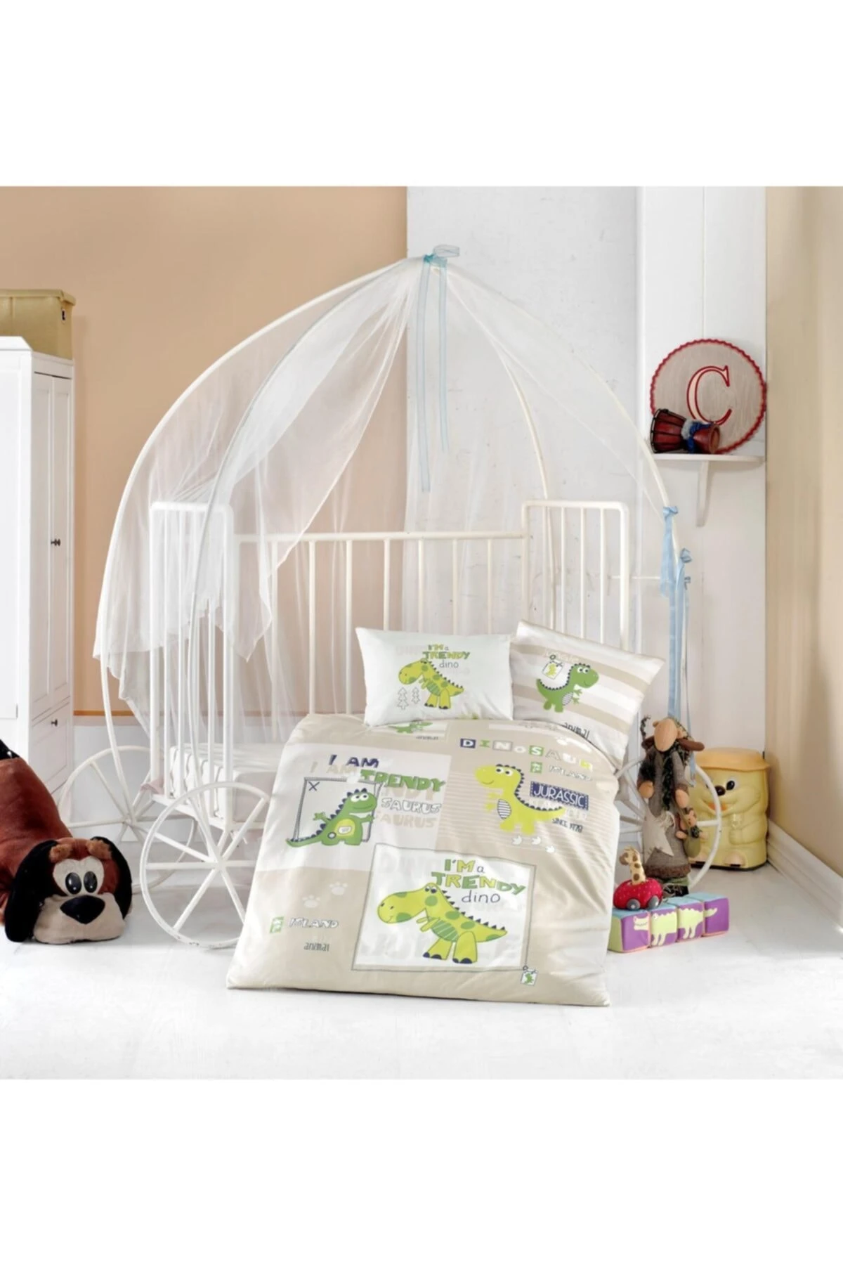 Classy Ensemble De Housse De Couette Pour Bebe Drap A Motifs Troodon Dino Taie D Oreiller 100 Coton Linge De Lit Pour Enfant 4 Pieces Aliexpress
