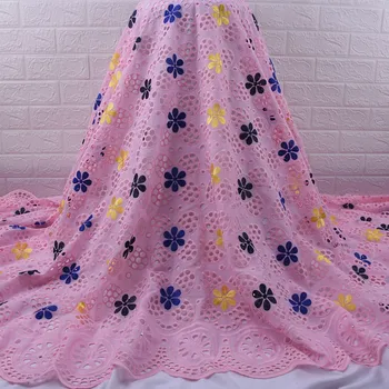 

African Swiss Voile Lace Fabric 2020 High Quality Embroiderey Nigerian Lace Fabric For Garment Y1800