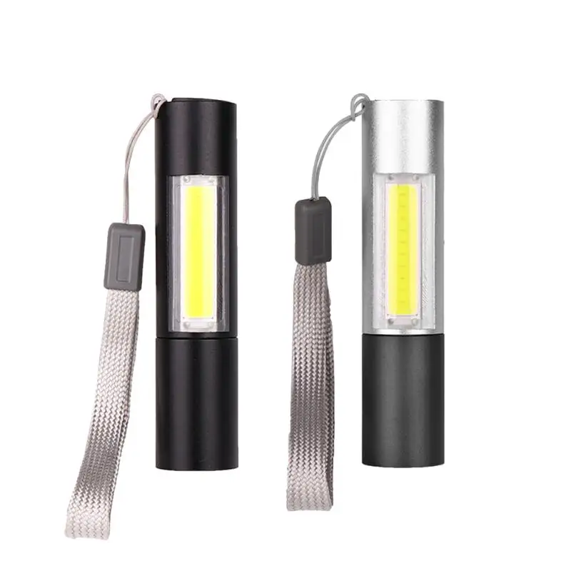 

Mini Portable Working lamp USB Charging Zoom Torch XPE +COB LED Flashlight outdoor tool camping Tent lamp Emergency Light