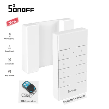 

SONOFF RM433 Remote Controller+ Base Updated version Suitable for SONOFF Basicrf/ Slampher/ iFan03/ 4CHProR2/ 433 RF Bridge