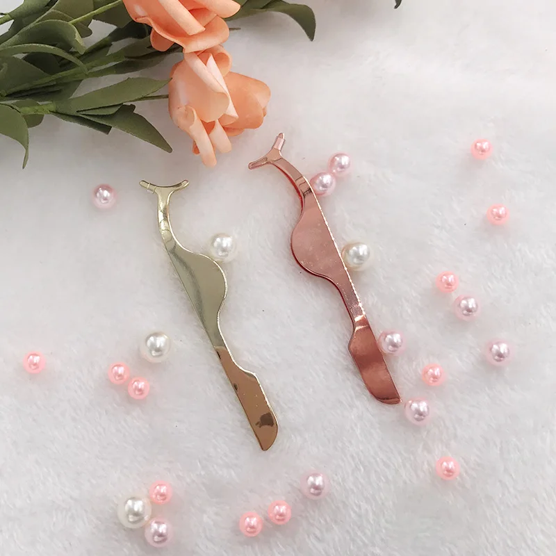20/50/100 pcs Mink False Eyelashes Extension Gold Rose Gold Tweezers 20/50/100 pcs Mink False Eyelashes Extension Gold Rose Gold Tweezers