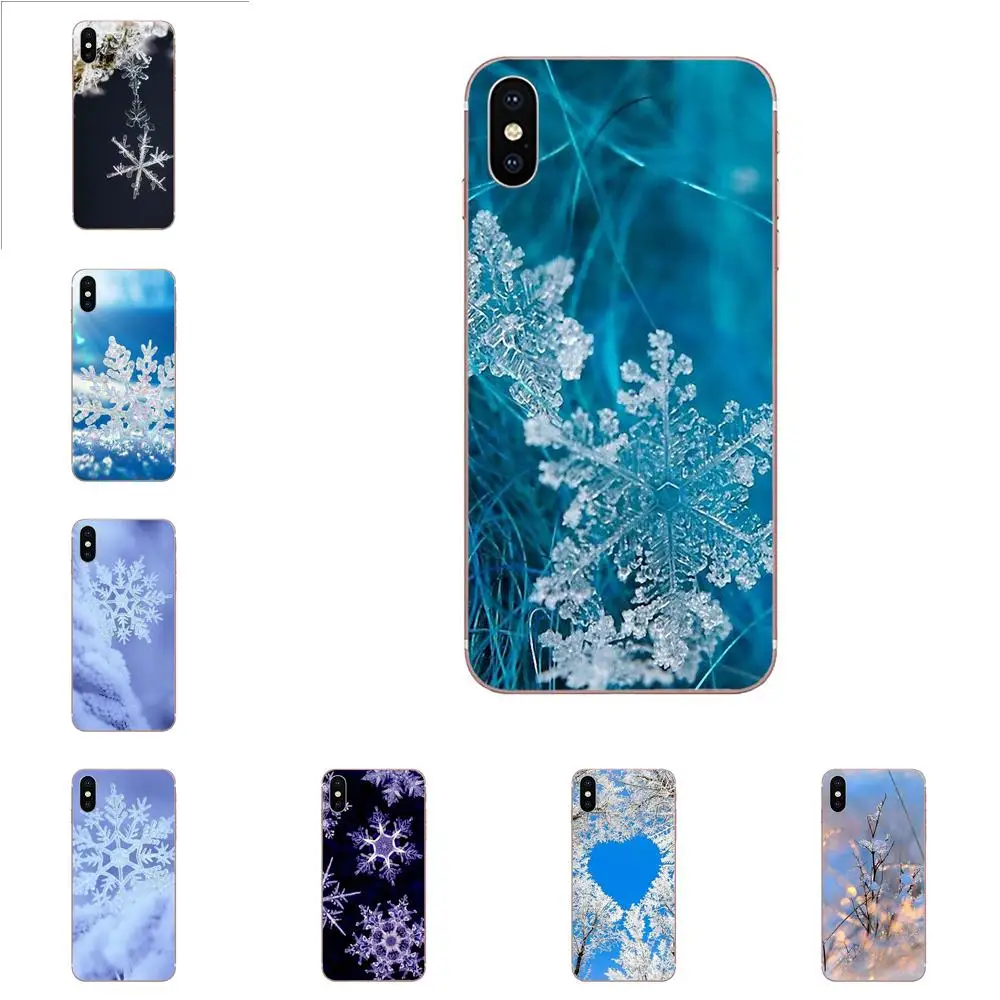 Новый год Снежинка брендовые новые Рождество для Galaxy Grand A3 A5 A7 A8 A9 A9S On5 On7 Plus Pro Star 2015