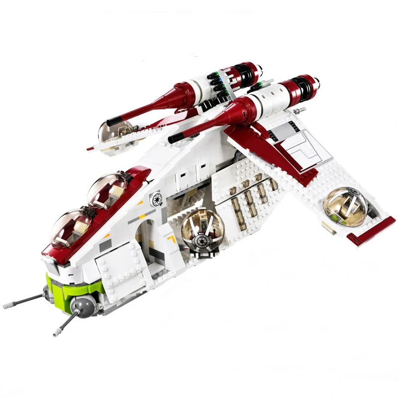 Star Wars 05041.Bausteine Sets Republic Gunship Bricks Modellspielzeug für Kids 