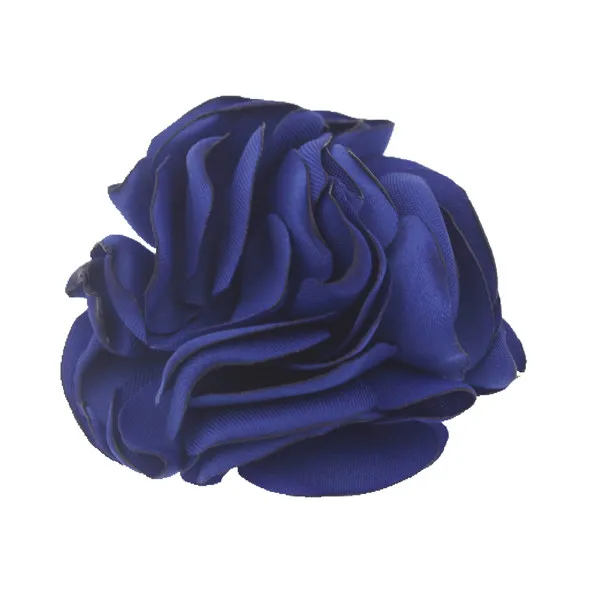 10 шт./партия 5 см DIY аксессуары для завивки цветов бутик свадебные декорации цветок без заколки для волос без головная повязка, аксессуары для волос - Цвет: Королевский синий