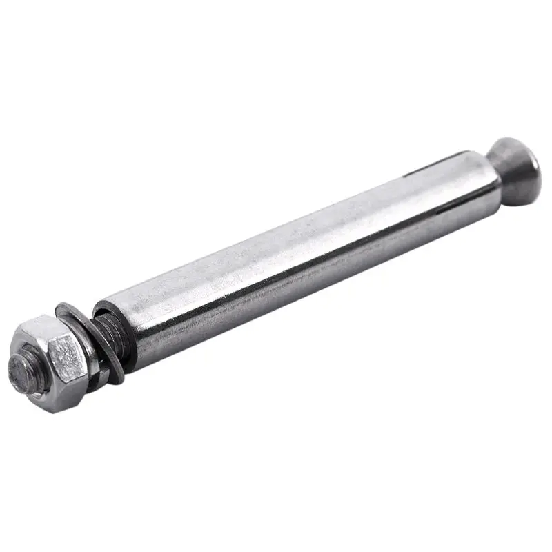 2 шт нержавеющая сталь Raw style Shield Anchor Eye болты M6 x 82 мм, серебро