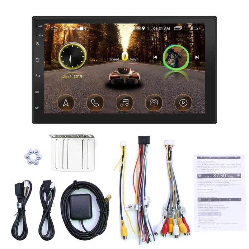 

Universal 7 inch 2DIN Android 8.1 Car Radio GPS Navigation Audio Stereo MP5 Player