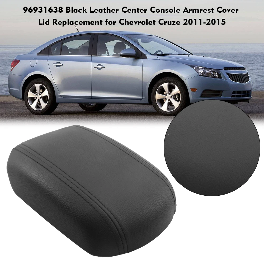 Уникальный для Chevrolet Cruze 2011- 96931638 серый/черный кожаный центральная консоль крышка подлокотника Замена автомобиля Стайлинг