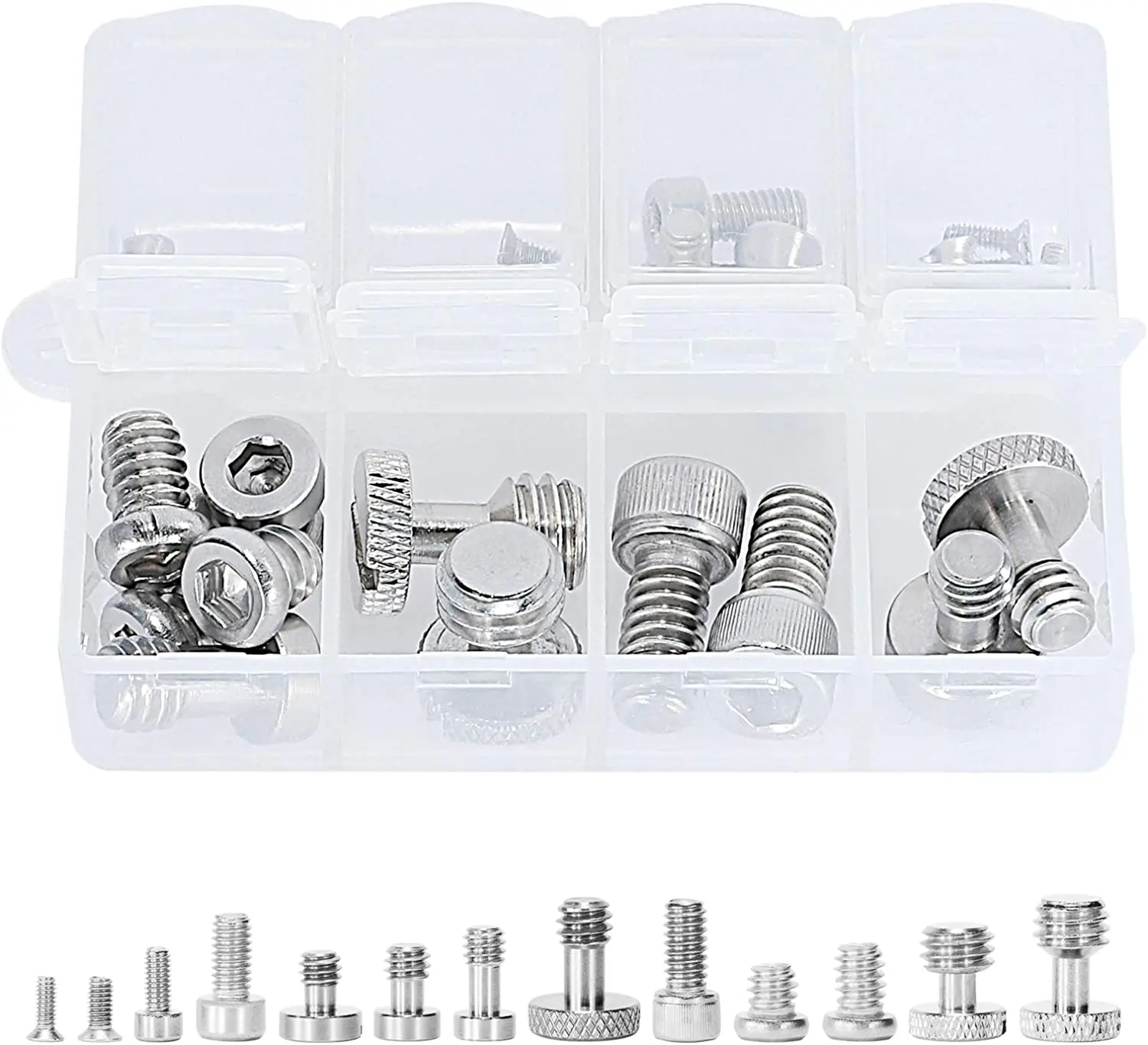 Description Picture 2 of itemSmallRig Full Kit of 26 Screw Set Mounting Screws for Camera Cages, Handles, Plates Includes 1/4”, 3/8”, M2, M2.5, M3/M4 AAK2326