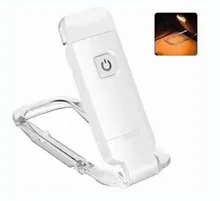 

2021 LED Portable Clip Book Light Bookmark Read Light USB Rechargeable Reading Light Brightness Adjustable Eye Protection Light