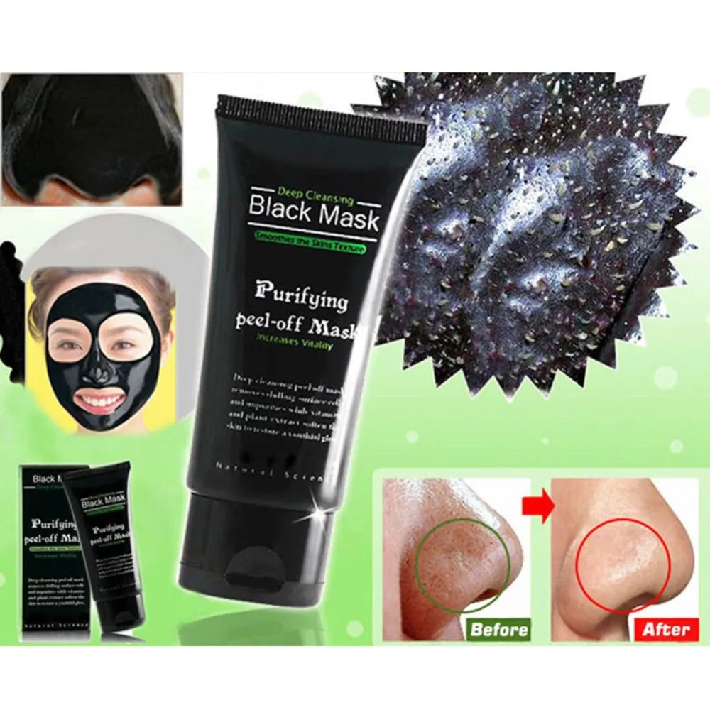 Blackhead Masks Remove Facial Masks Deep Cleansing Purifying Peel Off Black Nud Facail Face black Mask