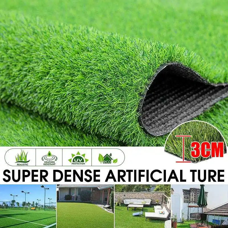 Искусственный газон толщиной 3 см для сада искусственная трава растения