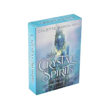 

56Pcs Oracle Tarot Cards Crystal Spirits Oracle Oracle Card Board Deck Games Palying Cards For Party Game