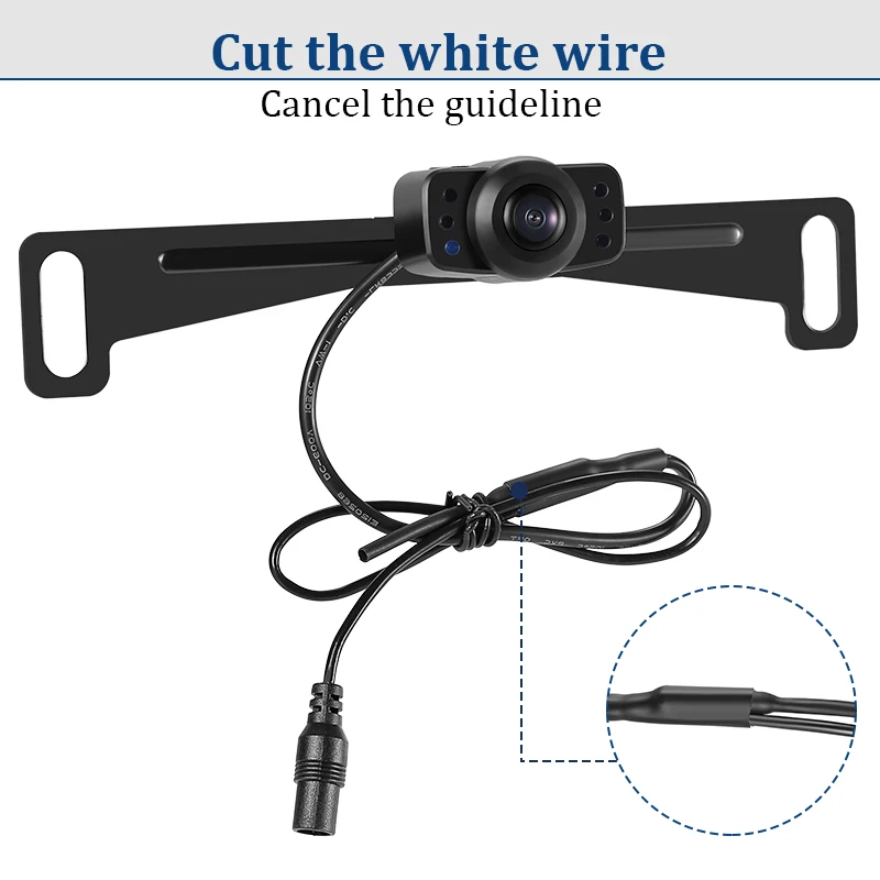 Digital Wireless Rear View Camera Kit With License Plate Backup Camera