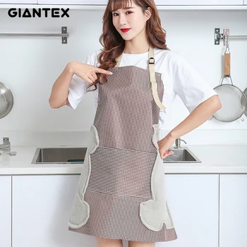 

Waterproof Oxford Women Aprons Kitchen Restaurant Cooking Aprons Work Apron Waiter Kitchen Cook Tool U2294