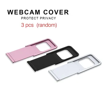 

D1 Metal Webcam Cover Ultra-thin Webcam Cover Privacy Protection Shutter Sticker for Smartphone Tablet Laptop Desktop Dropship