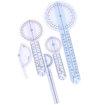 

1Pcs 12/8/6 Inch Ruler Medical Spinal Ruler Finger Goniometer Angle Protractor