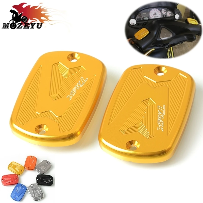 

Motorcycle CNC front Brake Fluid Reservoir Tank Cap Cover For Yamaha Tmax 530 T-MAX530 2012-2015 Tmax 500 T-MAX500 2008-2011
