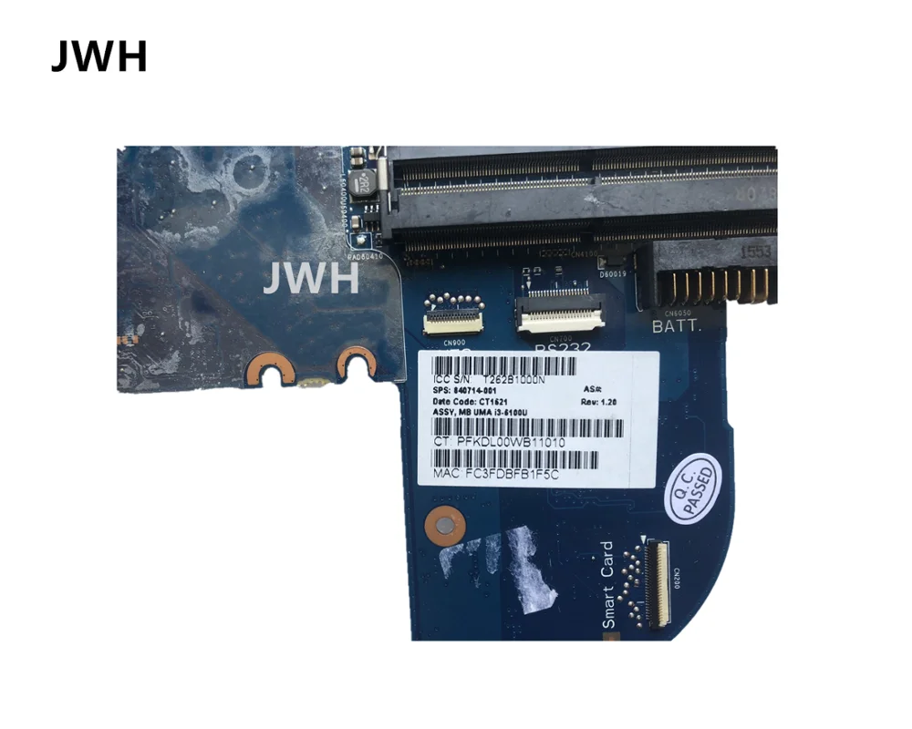 Для hp ProBook 650 G2 материнская плата i3-6100U 840714-001 840714-501 840714-601 тестирование работы