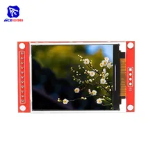 Diymore interface lcd 2.0 polegadas ili9225, módulo de tela lcd 176x220 tft com slot para cartão micro sd para arduino 3v/5.5v