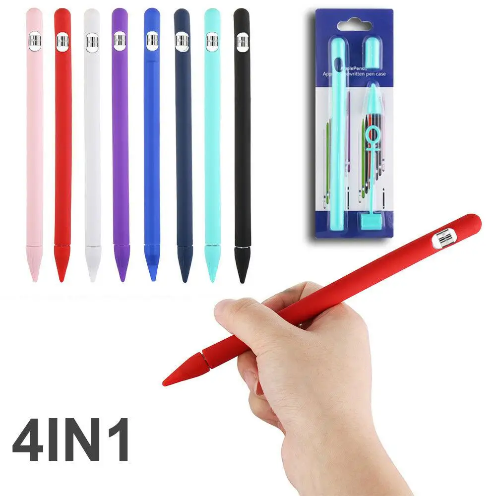 Kuulee мягкий силиконовый совместимый для Apple Pencil чехол совместимый для iPad планшет стилус защитный чехол