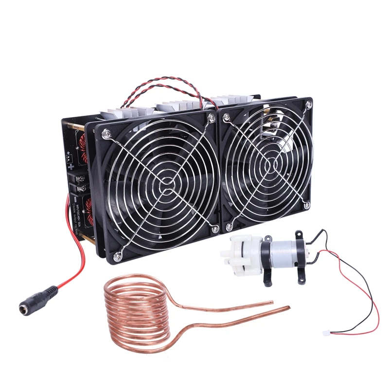  12-48V 2500W ZVS Induktion Heizung Heizung PCB Board Modul Flyback Fahrer mit Pumpe für Auto Indust