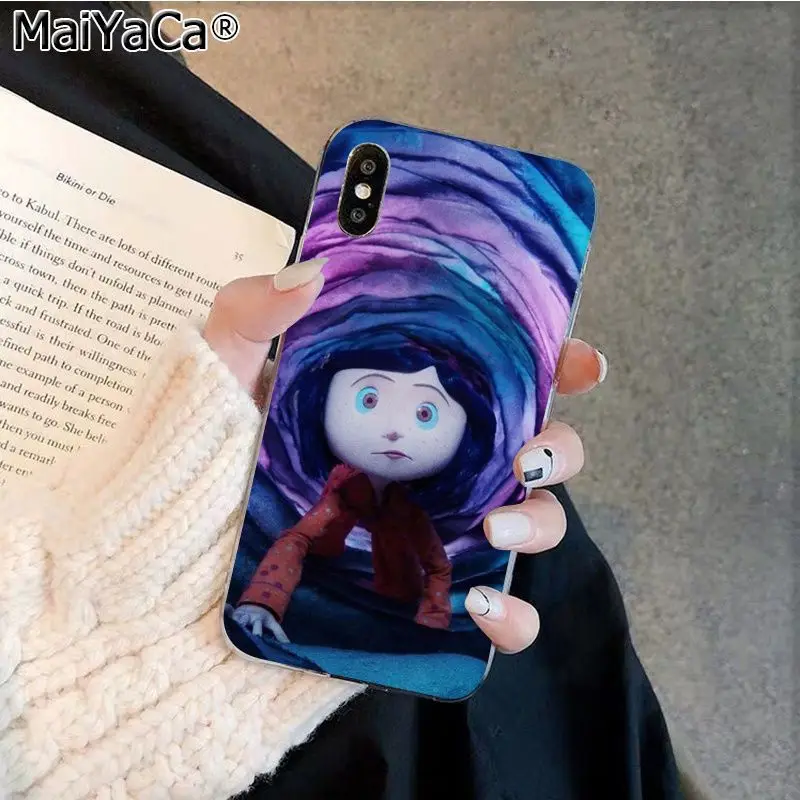 MaiYaCa Coraline и Волшебная Дверь рукоделие принт рисунок телефона чехол для Apple iphone 11 pro 8 7 66S Plus X XS MAX 5s SE XR - Цвет: A5