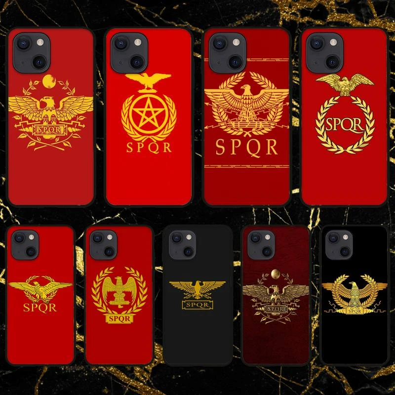 iphone 11 Pro Max  case SPQR Roman Imperial legion Phone Case For iPhone 11 12 Mini 13 Pro XS Max X 8 7 6s Plus 5 SE XR Shell iphone 11 Pro Max phone case