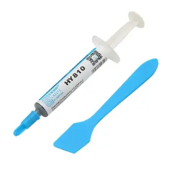 

2020 New High Quality CPU Thermal Grease with ONE Plastic Tool 2G HY810-OP2G Extreme Silica gel heat conducting paste