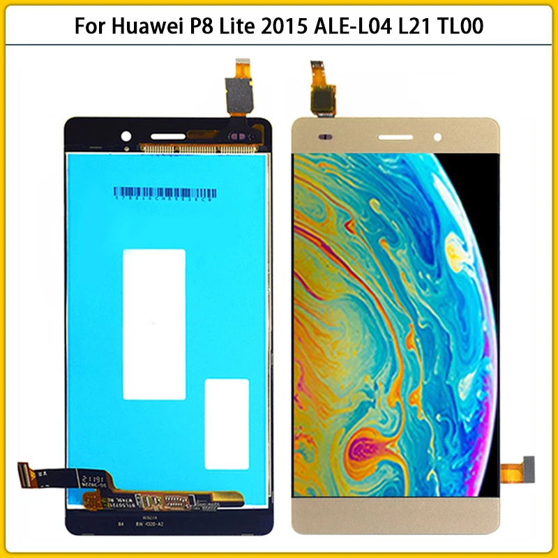 Новинка для Huawei P8 Lite ALE-L04 L21 TL00 L23 CL00 2015 ЖК-дисплей сенсорный экран дигитайзер в