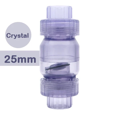 25 Mm -Es 32 Mm -Es Átlátszó Ellenőrző Szelep Pvc Egyirányú Nem Visszatérő Szelepcsövek Illesztő Vízcsatlakozó Kert Öntöző Akvárium - Image 3