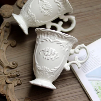 

Retro Relief Ceramic Coffee Cup Milk Cup/Glass funny mugs tazas de ceramica creativas coffee cup cups and mugs