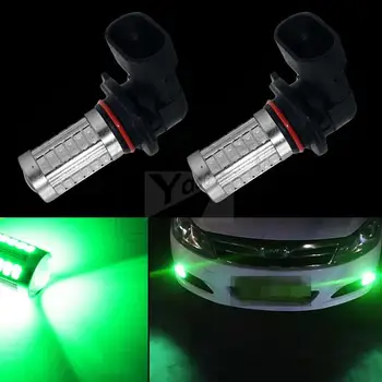 

YaaGoo 2X Green LED Car Fog Light Driving Bulbs Lamp 33SMD High Power 9006 HB4
