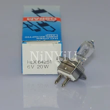 OSRAM HLX 64251 6V20W PG22, ламповый микроскоп, щелевая лампа Zeiss, ручная лампа кератометра