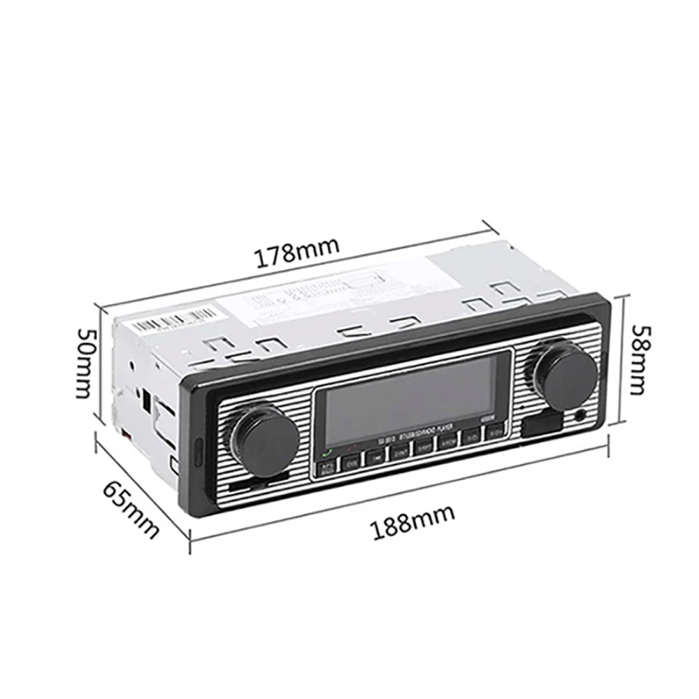 AOSHIKE 2 DIN Car Mp3 Player 12V FM Radio Multimedia Player Support Bluetooth Car Radio MP3 Player Stereo USB AUX Car Charger