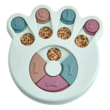 

Interactive Dog Puppy Slow Feeder Bowl Nontoxic Dog Food Dispenser Fun IQ Training Educational Game Slow Feed Bowl
