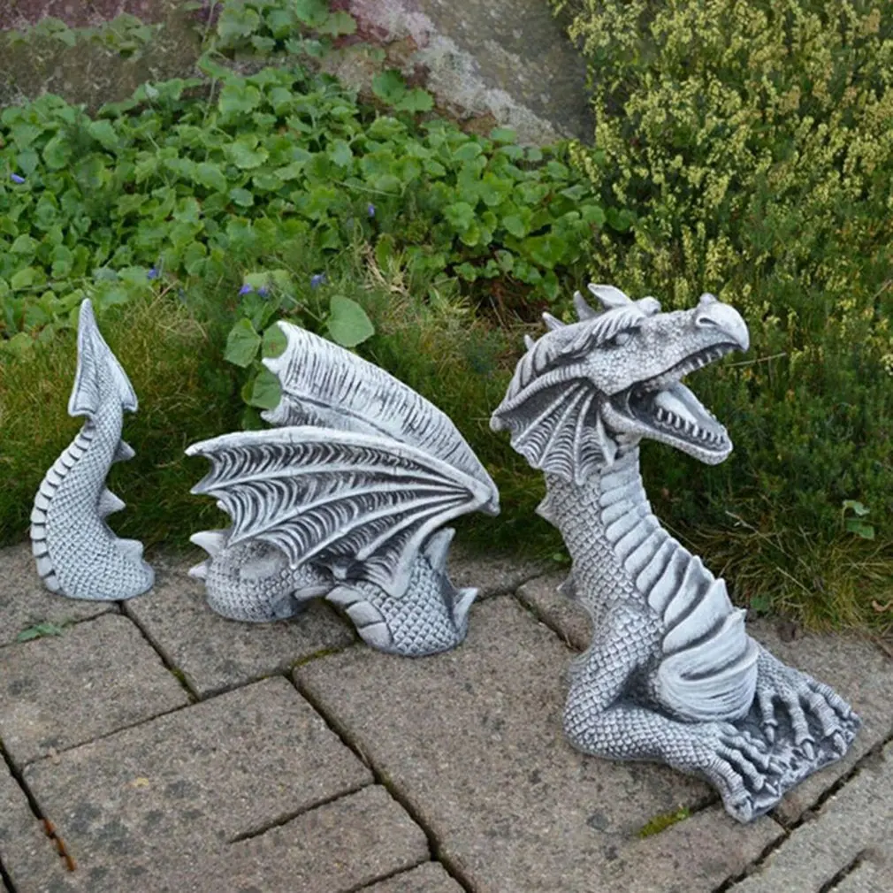 This Large Dragon Garden Statue Is Sure To Make A Statement In Your Yard. It Is Perfect For Anyone Who Loves Dragons, And It Is Sure To Spruce Up Any Yard. The Statue Is Made Of Durable Materials That Are Weather Resistant, So You Can Rest Assured That It Will Last For Years.