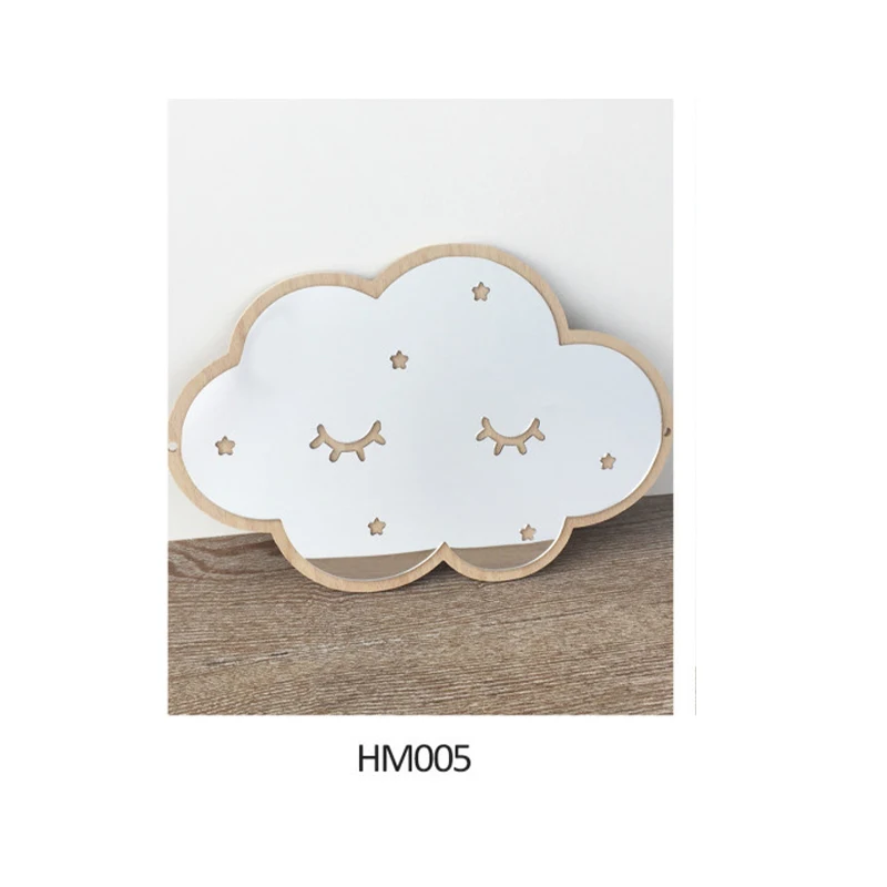 HM005 Ins декоративные зеркальные стикеры Настенные акриловые Decoracion Habitacion дети мультфильм корона персонализированное зеркало - Цвет: HM005