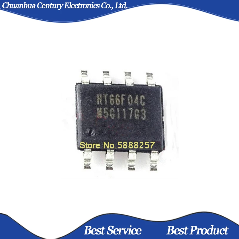 

2 Pcs/Lot HT66F04C SOP8 MSOP10 New and Original In Stock