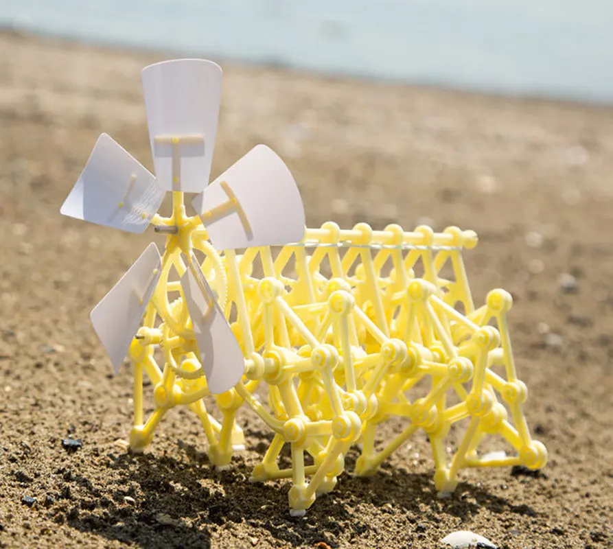 

DIY Mad Beast Puzzle Science Education Creative Wind Energy Power Machinery Beast Handmade Assembly Children's Educational Toys