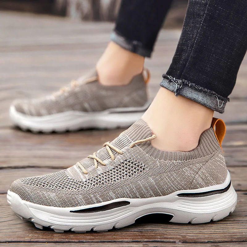 Men Casual Shoes Comfortable Mesh Loafers Breathable Casual Sneakers 2022 New Fashion Male Outdoor Walking Footwear Men shoes